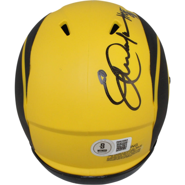 Eric Dickerson Autographed Los Angeles Rams Rave Mini Helmet HOF Beckett 53611