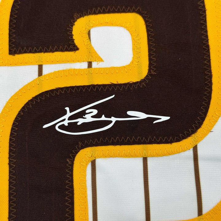 Facsimile Autographed Xander Bogaerts San Diego Pinstripe Reprint Jersey Mens XL