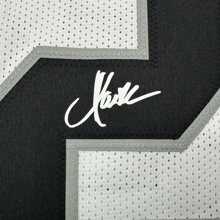 Facsimile Autographed Marcus Allen Oakland Las Vegas White Reprint Jersey XL