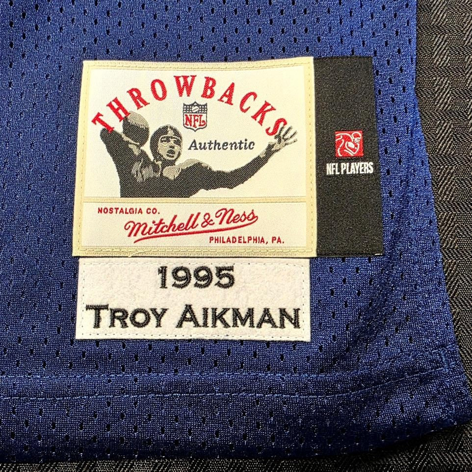 Troy Aikman signed Mitchell & Ness Dallas Cowboys Jersey autograph~ Fanatics COA