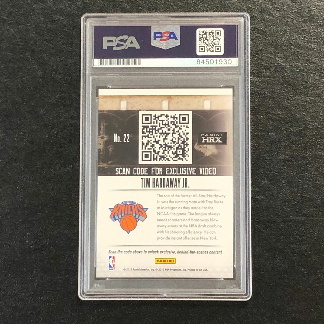 2013 PANINI HRX #22 Tim Hardaway Jr. Signed Card AUTO PSA Slabbed RC Knicks