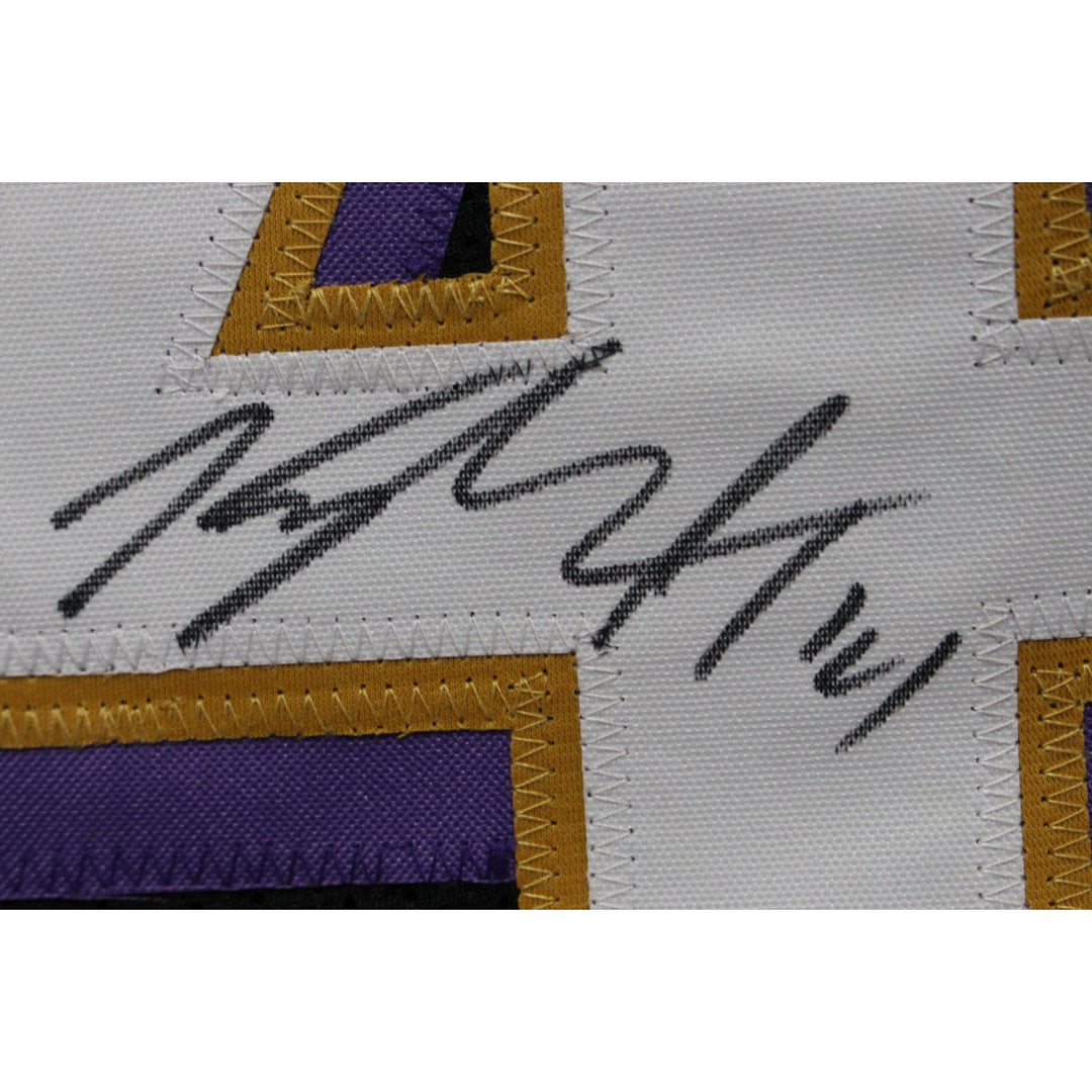 Kyle Hamilton Autographed Pro Style Size XL Black Jersey Beckett Witness 54012