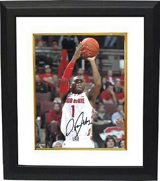 Deshaun Thomas signed Ohio State Buckeyes 8x10 Photo #1 Custom Framed (Jumpshot)