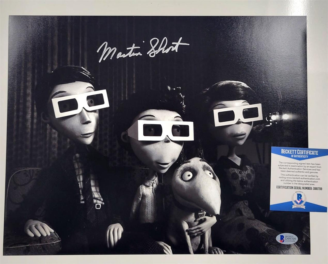 Martin Short signed Frankenweenie Robert 11x14 photo autograph ~ Beckett BAS COA