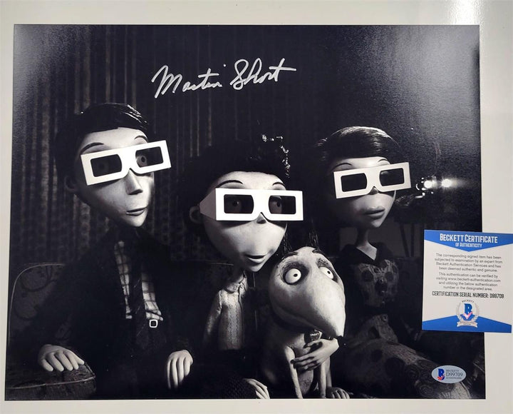 Martin Short signed Frankenweenie Robert 11x14 photo autograph ~ Beckett BAS COA