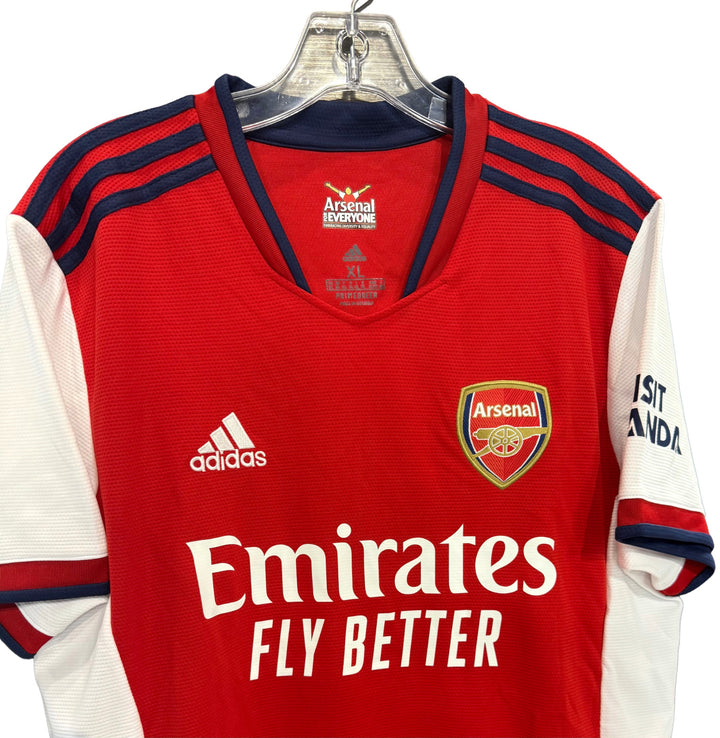 Emile Smith Rowe Signed Adidias Authentic Soccer Jersey XL Arsenal Auto BAS COA