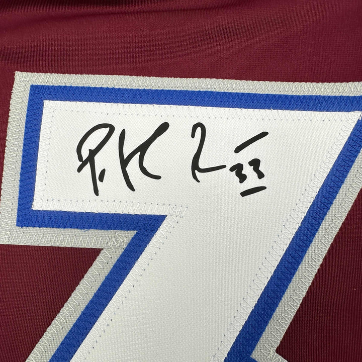 Facsimile Autographed Patrick Roy Colorado Maroon Reprint Jersey Size Men's XL