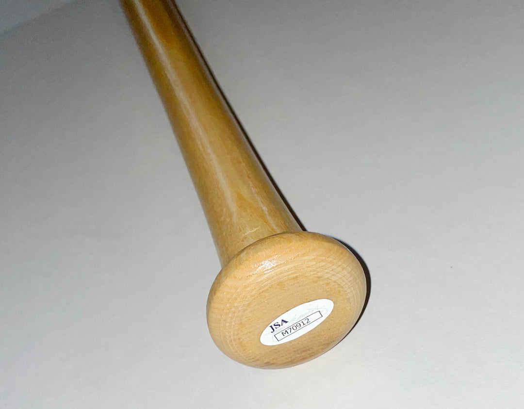 ERIC HINSKE SIGNED 2002 AL ROY RAWLINGS BIG STICK ADIRONDACK 32" MODEL 232 BAT