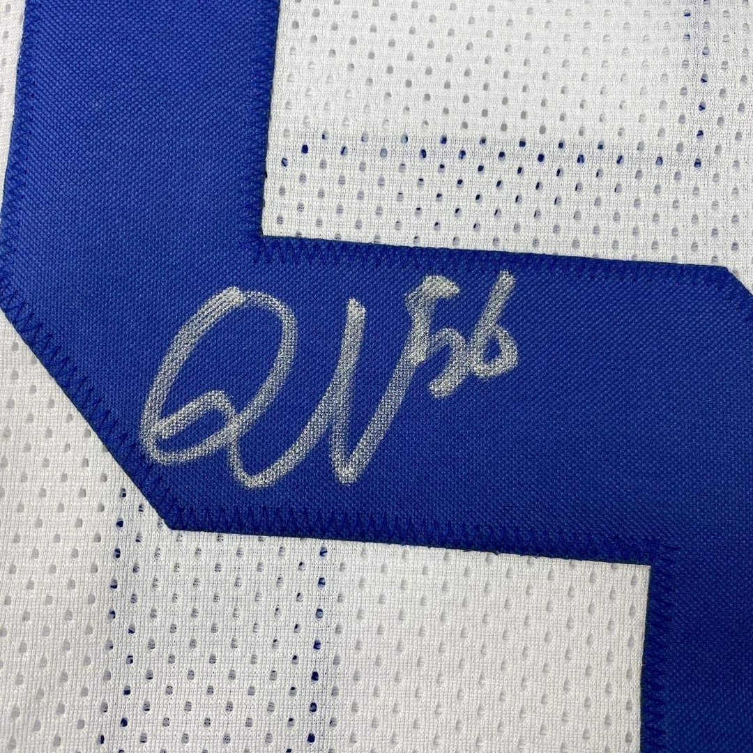Autographed/Signed Quenton Nelson Indianapolis White Jersey JSA COA