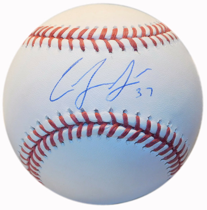 CODY ALLEN ANGELS & INDIANS HAND SIGNED OML MANFRED MINT BASEBALL MLB HOLOGRAM