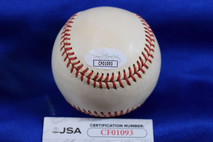 Don Baylor JSA COA Autograph OAL American League Signed Baseball
