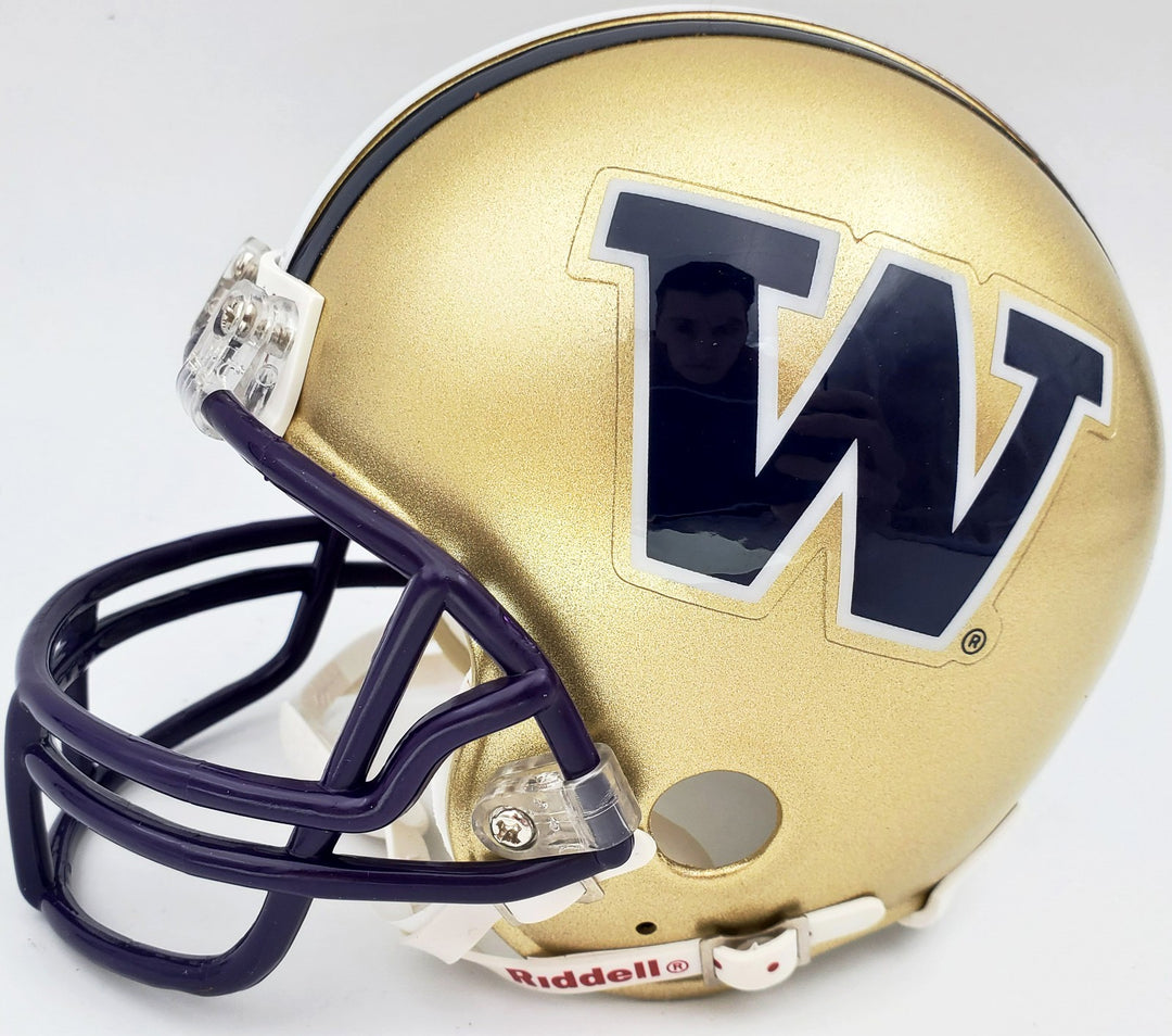 Don James Autographed Signed Washington Huskies Mini Helmet MCS Holo