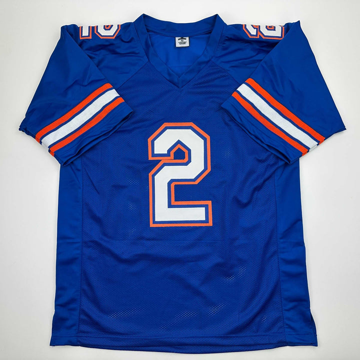 Facsimile Autographed D.J. DJ Lagway Florida Blue Reprint Jersey Size Men's XL