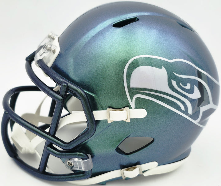 Julian Love Signed Seattle Seahawks Rivalries Speed Mini Helmet MCS Holo