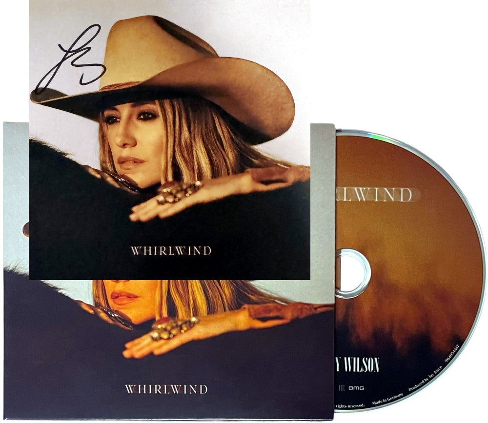 Lainey Wilson signed 2024 Whirlwind 4.75"x4.75" Art Card, CD/Booklet/Cover- COA