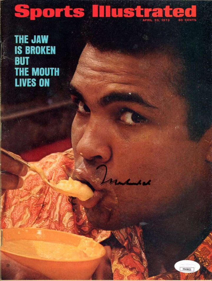 Muhammad Ali JSA Cert Signed  1973 Sports Illustrated Magazine Autograph