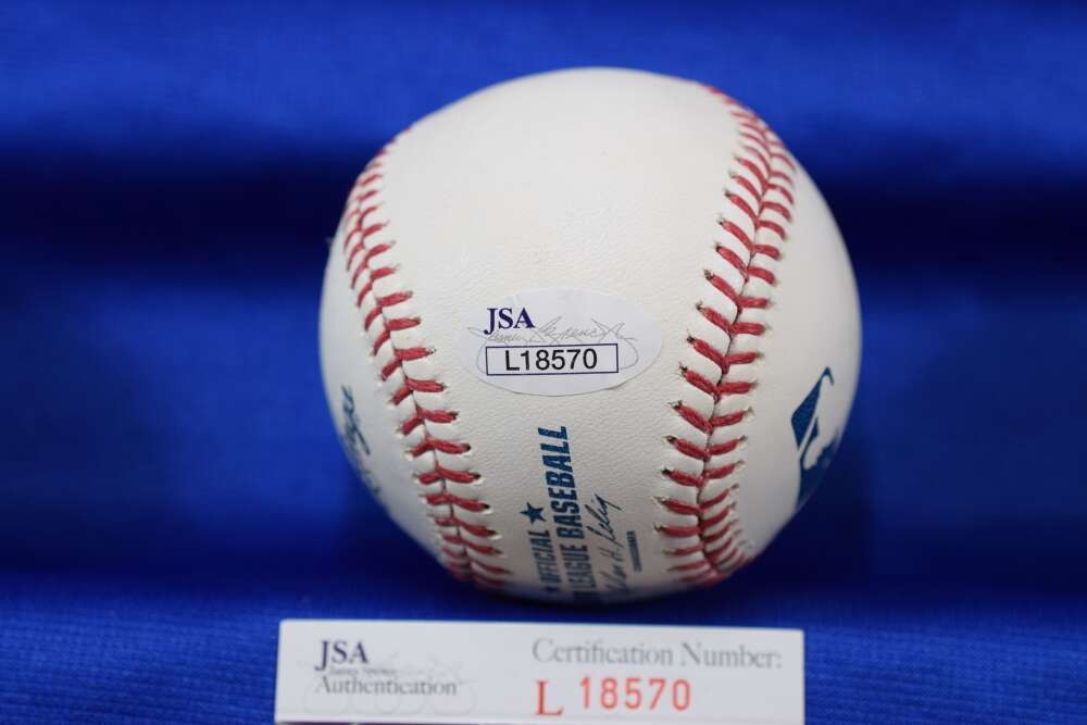 Joe Cunningham JSA COA Autograph Major League OML Signed Baseball 1959 All Star