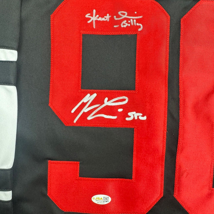 Autographed/Signed Skeet Ulrich & Matthew Lillard Dual Scream Jersey JSA COA