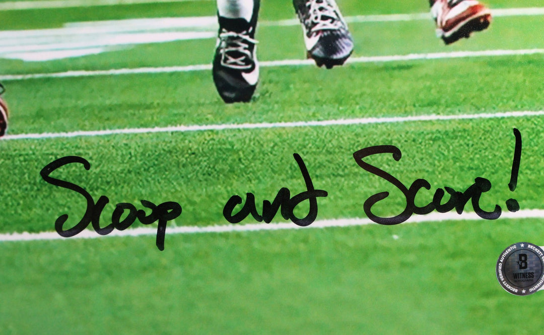 Jack Sawyer Signed Ohio State Buckeyes 16x20 Photo Scoop Score Beckett 53154