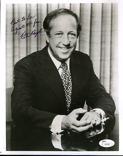 Pete Rozelle Vintage Signed Jsa Certed 8x10 Photo Authentic Autograph