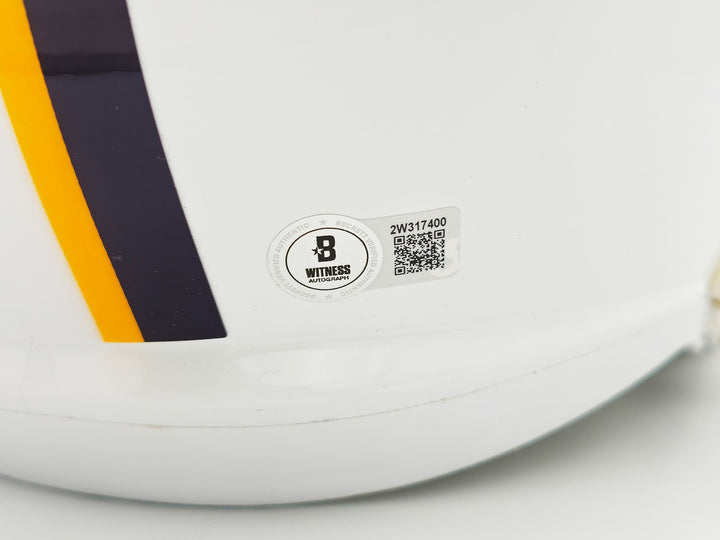 Odell Beckham Jr. Auto LSU Tigers White Full Size Speed Replica Helmet Beckett