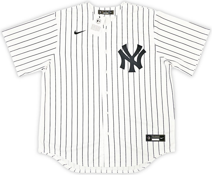 New York Yankees Anthony Volpe Signed White Nike Jersey Size XL Fanatics Holo