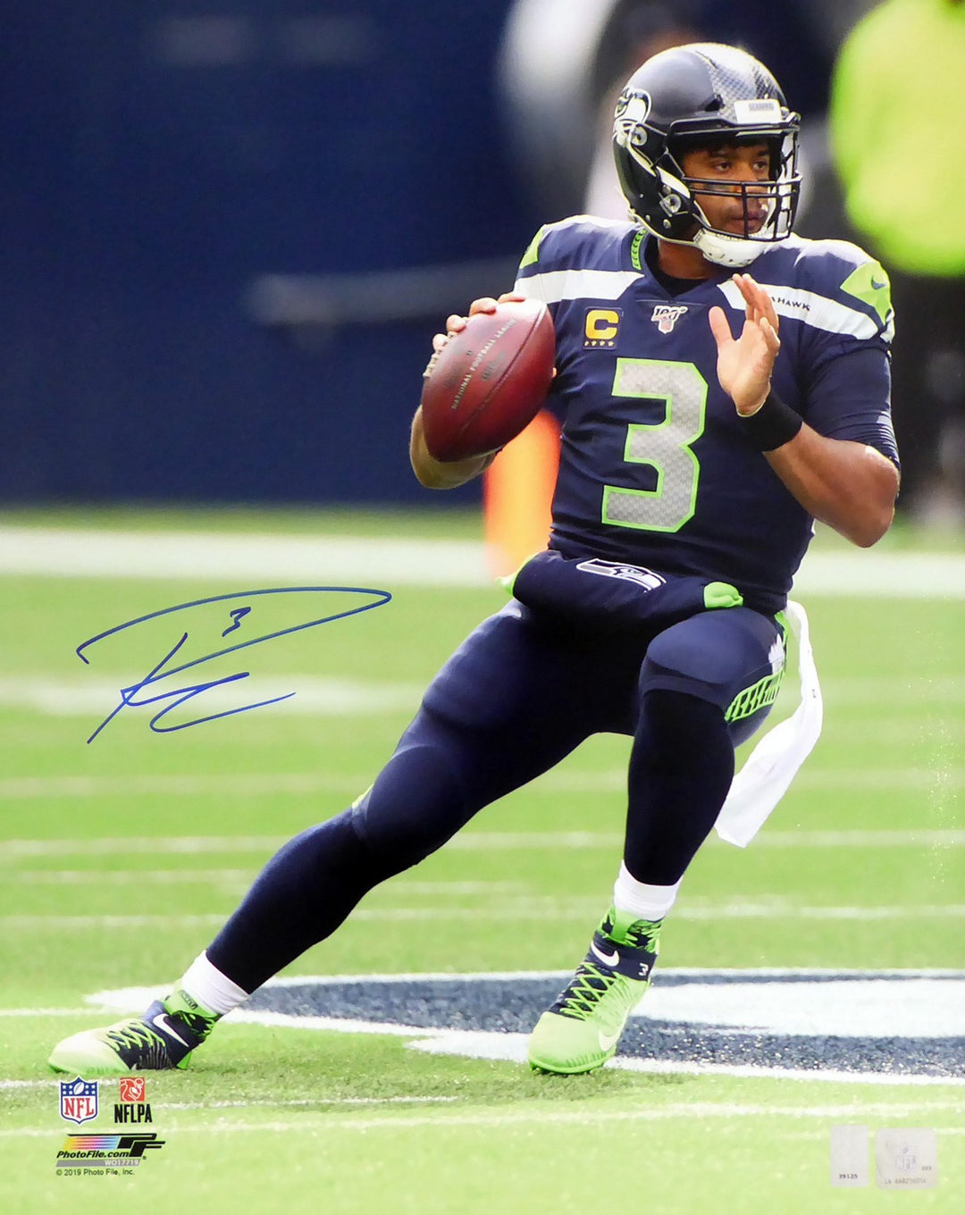 Russell Wilson Signed 16x20 Photo Seattle Seahawks RW Holo