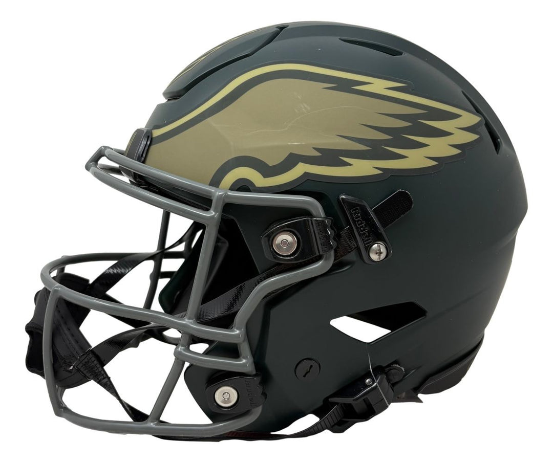 Brian Dawkins Signed Eagles Salute To Service FS Authentic SpeedFlex Helmet BAS