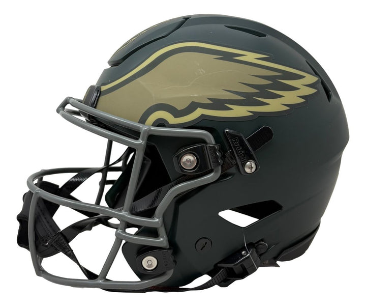 Brian Dawkins Signed Eagles Salute To Service FS Authentic SpeedFlex Helmet BAS