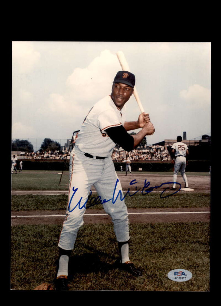 Willie McCovey PSA DNA Signed 8x10 Photo Autographed Giants