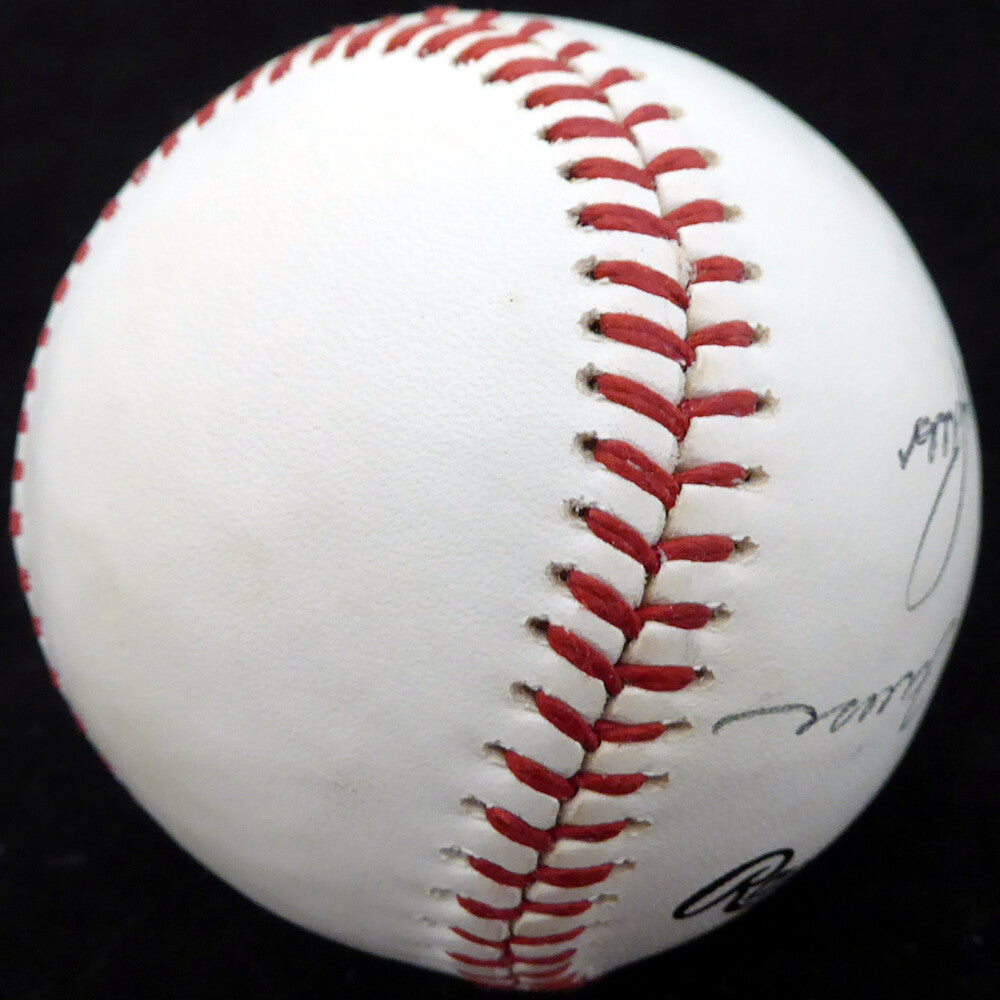 George & Gene Freese Autographed Signed Official NL Baseball Beckett BAS #F26653