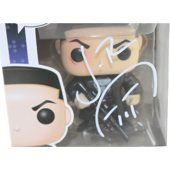 Jon Bernthal Autographed/Signed Punisher Funko Pop! #216 Beckett Witness 54766