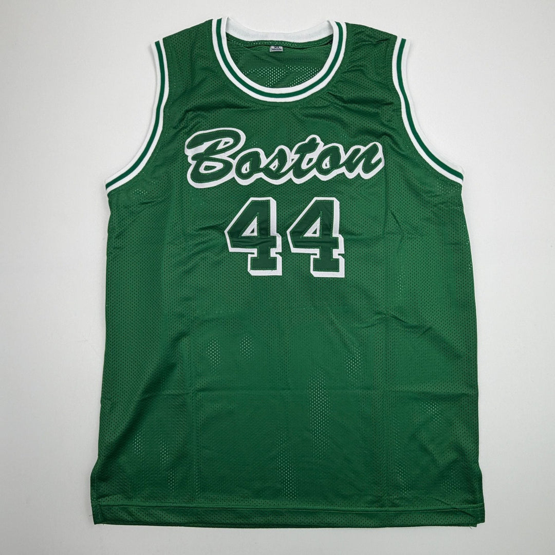 Autographed/Signed Brian Scalabrine Boston Green City Edition Jersey Beckett COA