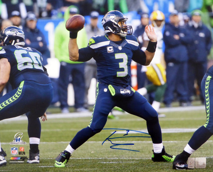 Russell Wilson Autographed Signed 16x20 Photo Seattle Seahawks RW Holo