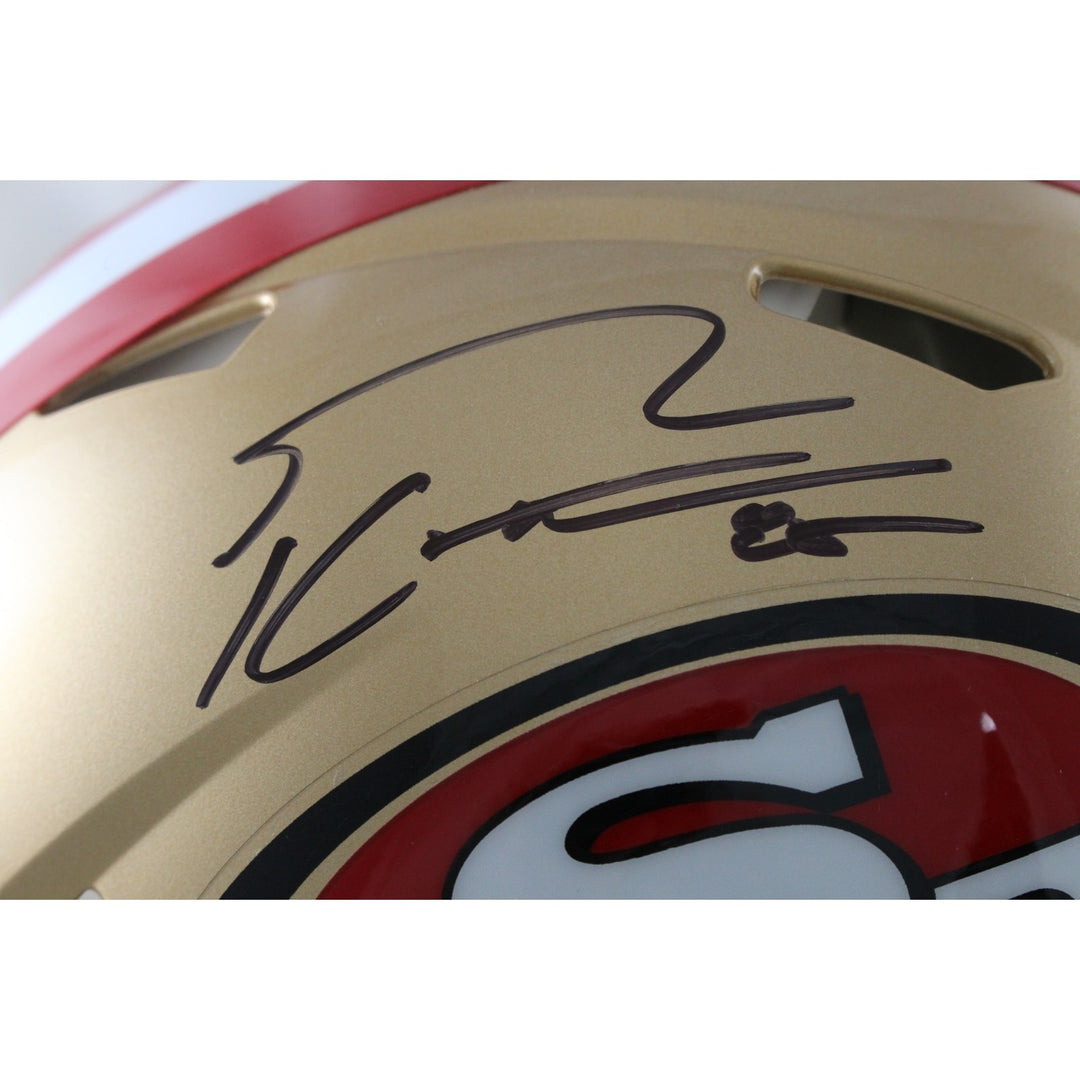 George Kittle Autographed San Francisco 49ers Authentic Helmet Beckett W 55457
