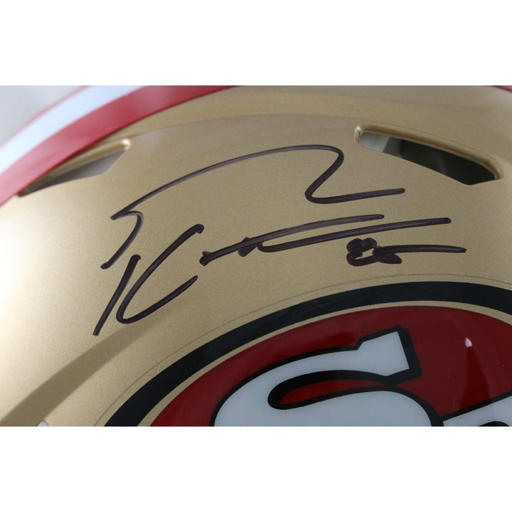 George Kittle Autographed San Francisco 49ers Authentic Helmet Beckett W 55457
