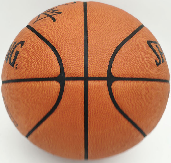 Rick Barry Signed Spalding NBA Leather Game Basketball Warriors Beckett #BS30420
