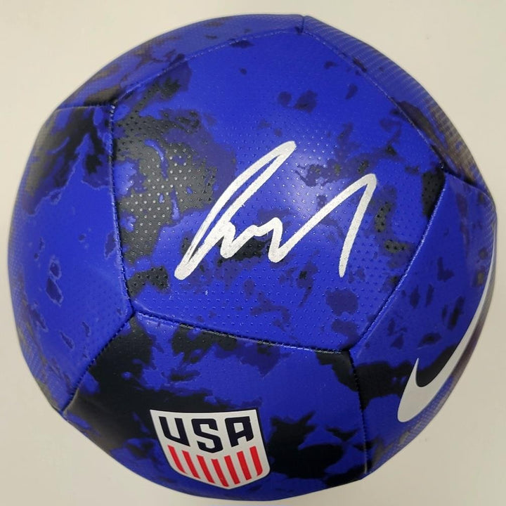 Giovanni Gio Reyna signed Team USA Soccer Ball autograph Borussia Dortmund ~ JSA