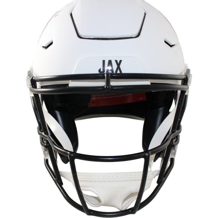 Travis Hunter Autographed Jacksonville Jaguars ALT SpeedFlex Beckett WIT 57932