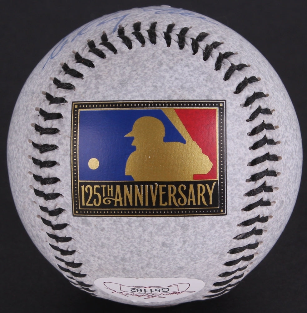 ELROY ROY FACE SIGNED MLB 125th ANNIVERSARY BASEBALL PIRATES TIGERS EXPOS w/ JSA