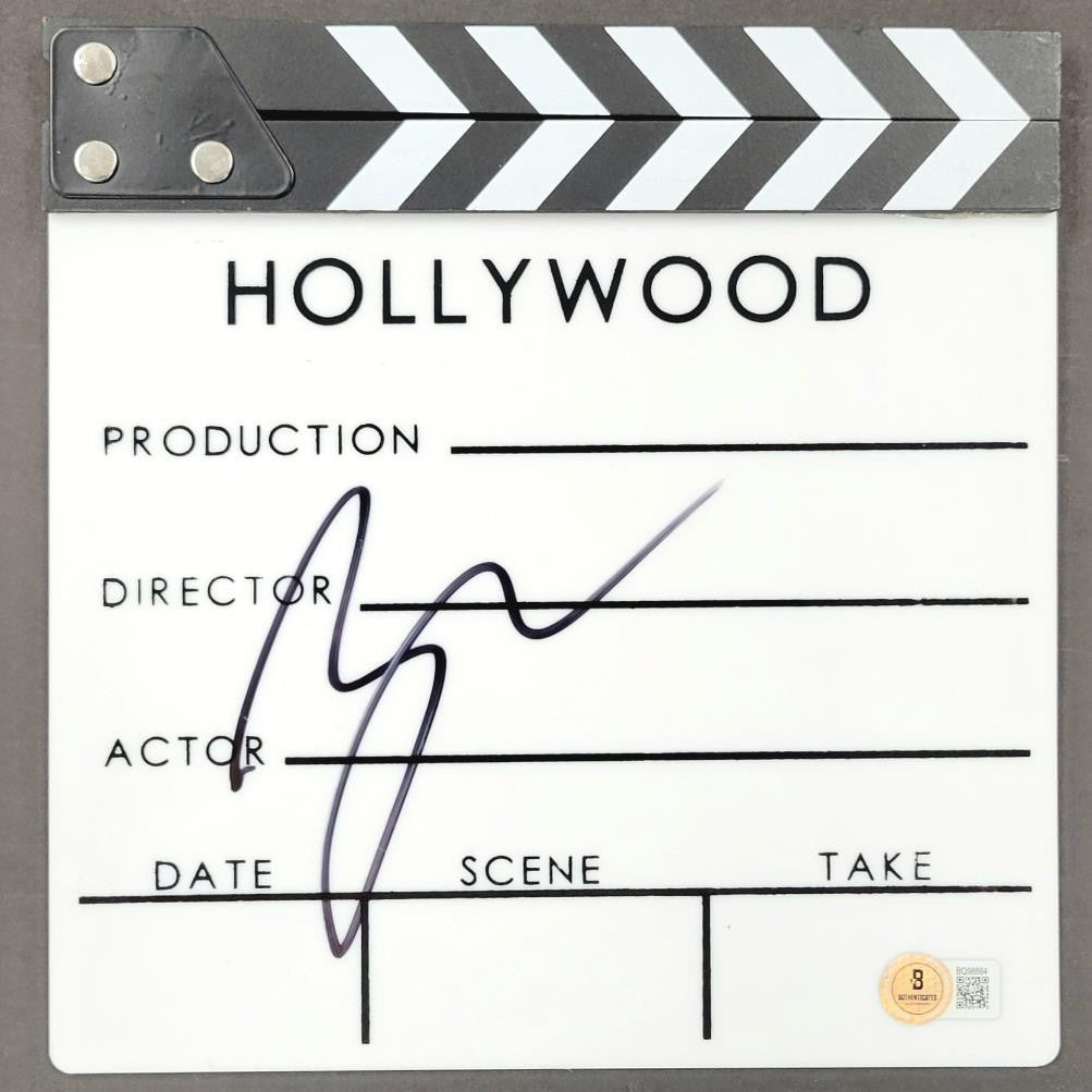 Zack Snyder signed Movie Clap Board Clapper Justice League autograph BAS Beckett