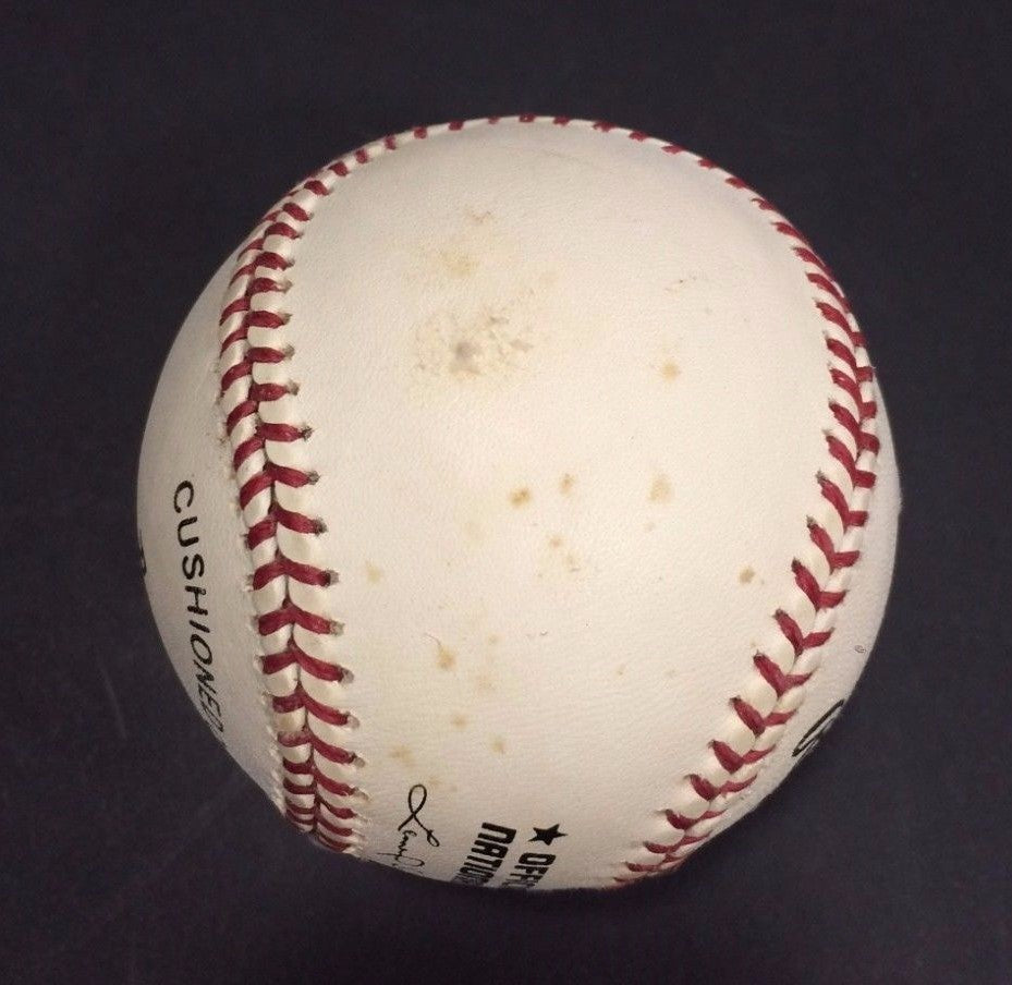 Bob Lennon Signed 64 HR 1954 AA League ONL Baseball NY Giants Auto CBM COA