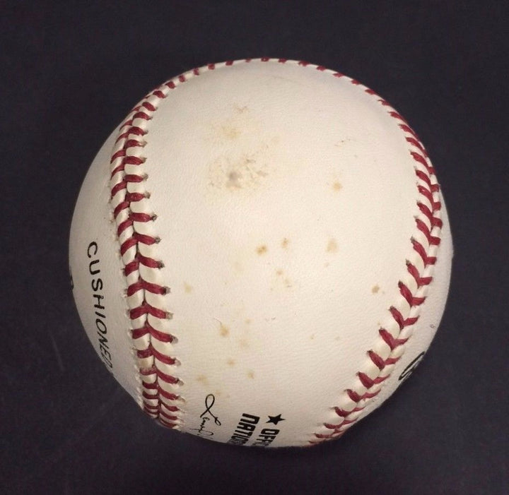 Bob Lennon Signed 64 HR 1954 AA League ONL Baseball NY Giants Auto CBM COA