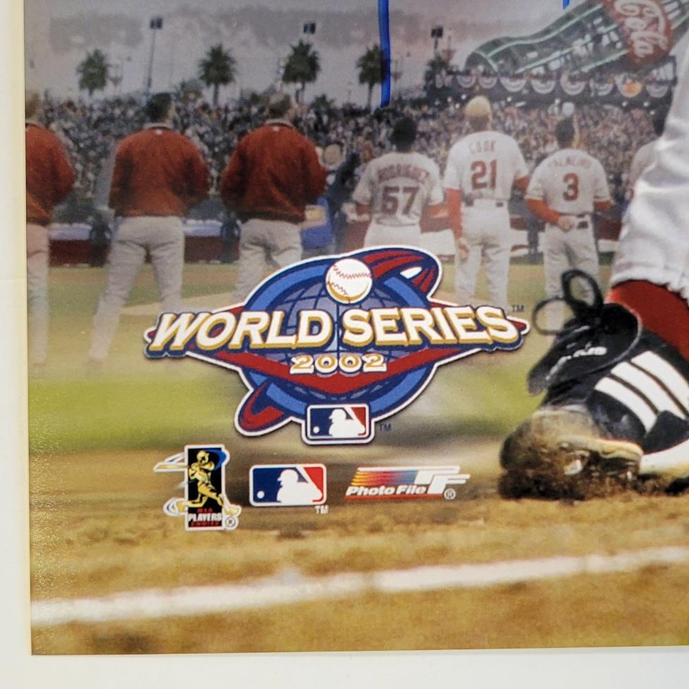 Scott Spiezio signed 2002 World Series HR Angels 16x20 photo auto ~ PSA