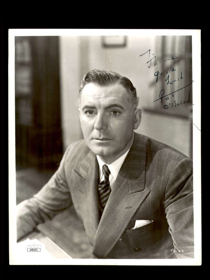 Pat O'Brien JSA Coa Autograph 8x10 Photograph Signed