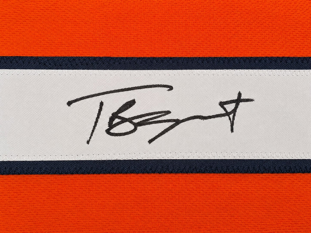 Chicago Bears Tyson Bagent Signed Orange Jersey Beckett BAS QR