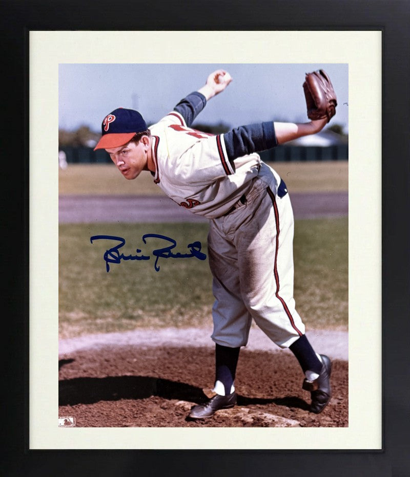 Robin Roberts signed Philadelphia Phillies MLB 8x10 Photo minor dings Framed-COA