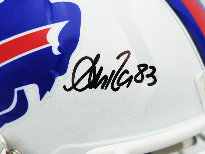 Jim Kelly, Thurman Thomas, Reed Auto Bills Greats White Full Size Rep Helmet BAS