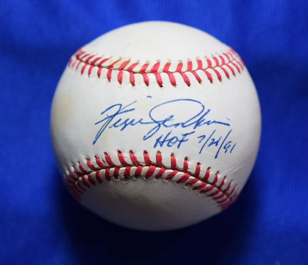 Fergie Jenkins PSA DNA Autograph National League ONL Signed Baseball HOF 91