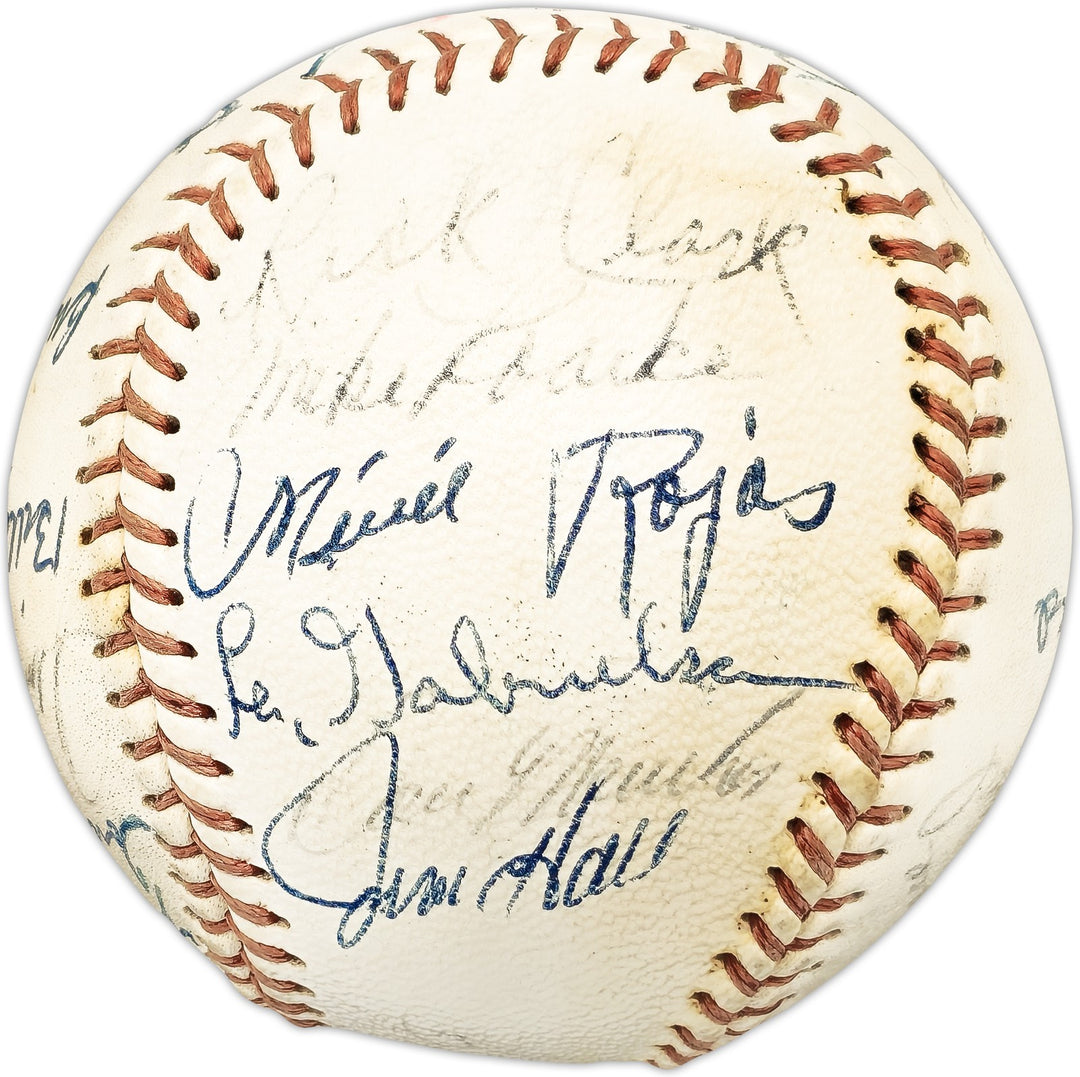 1967 California Angels Team Signed Official Angels Logo With 25 Sigs Baseball